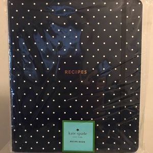 Kate Spade Larabee Dot Navy Recipe Book